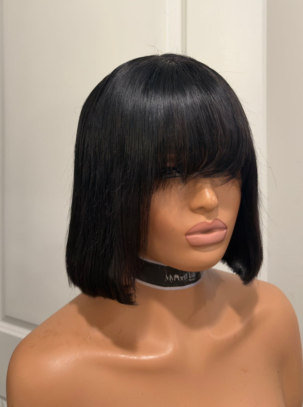 Natural black bob