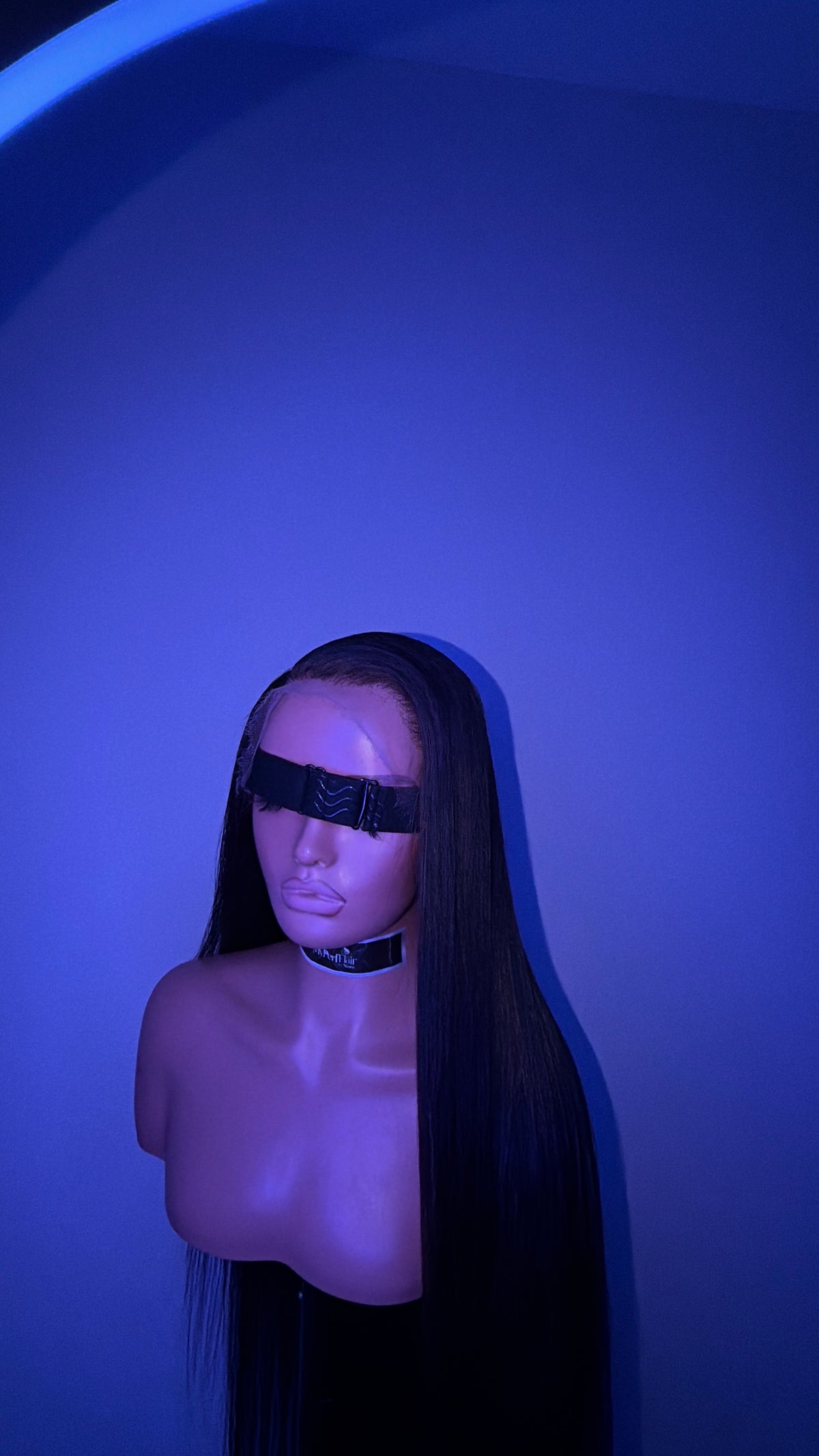 Natural brown black glueless wig