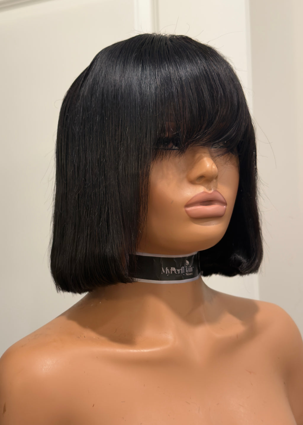 Natural black bob