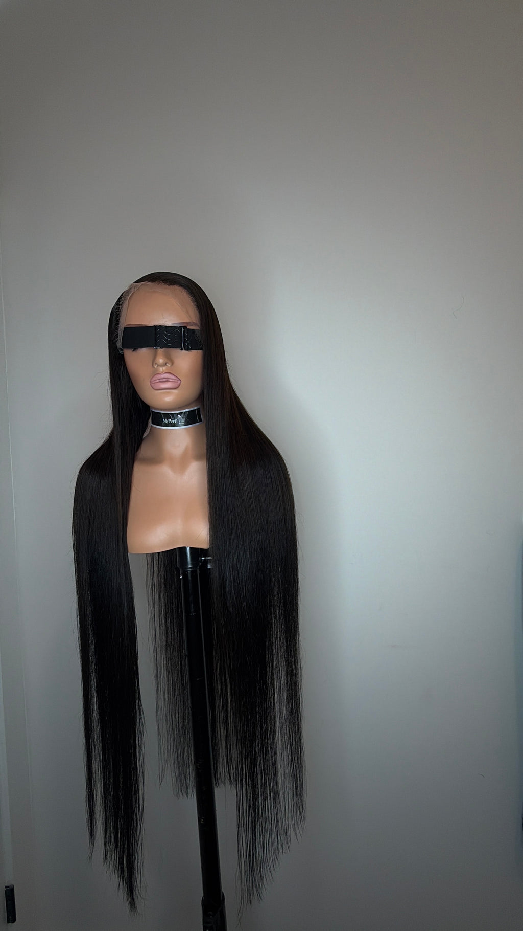 Natural brown black glueless wig