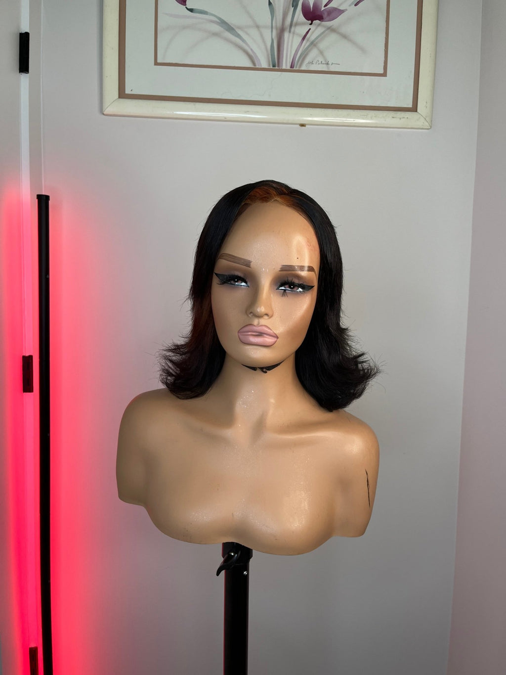 Black and red lace wig - Myperfhair_store
