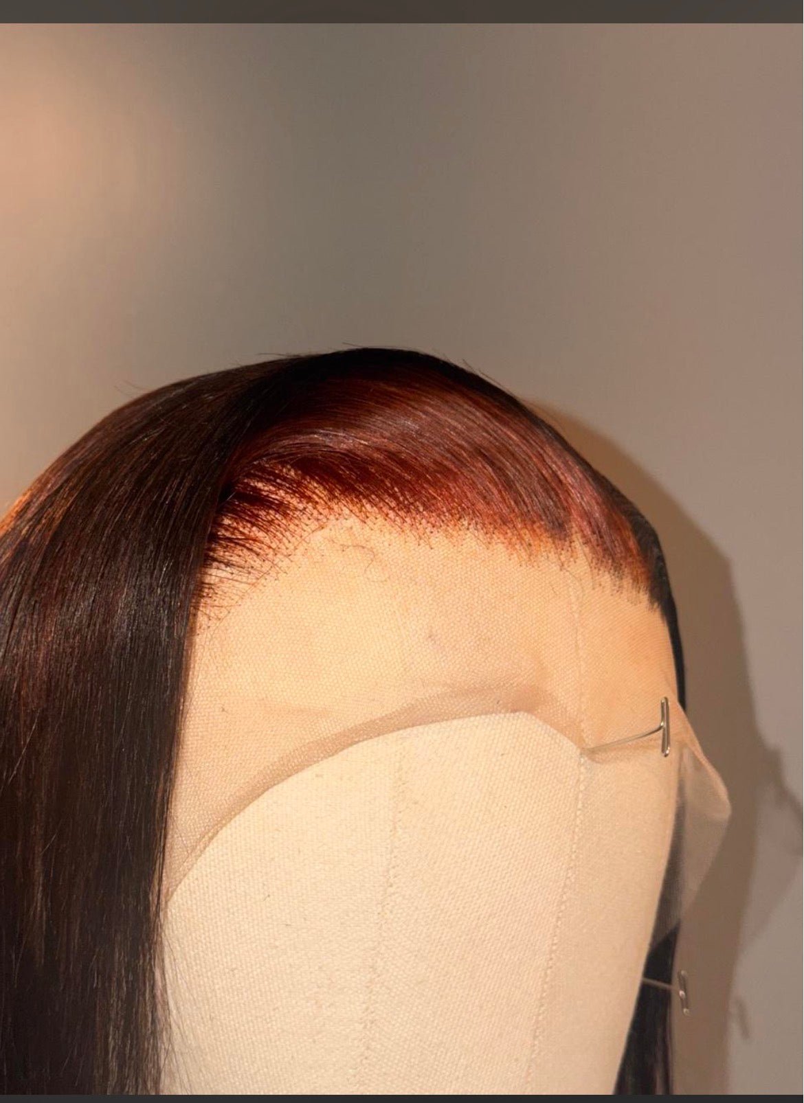 Black and red lace wig - Myperfhair_store
