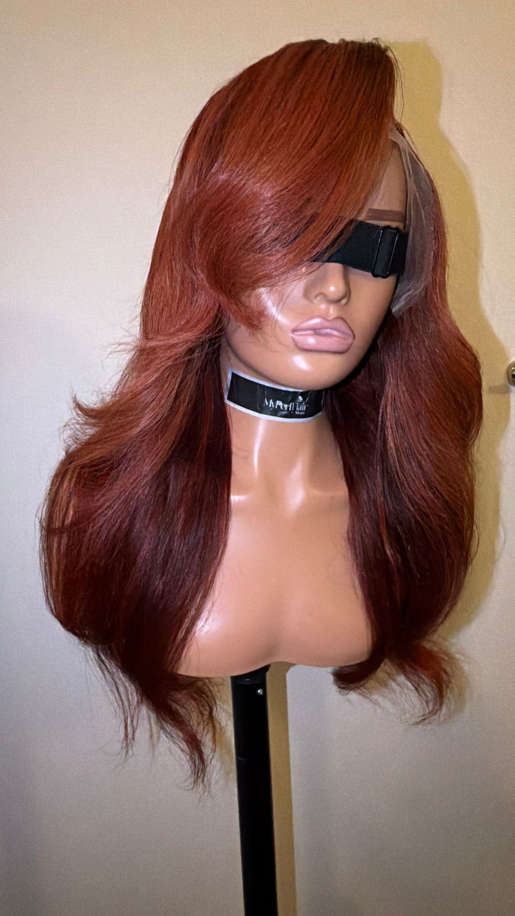 Brownish red wig - Myperfhair_store