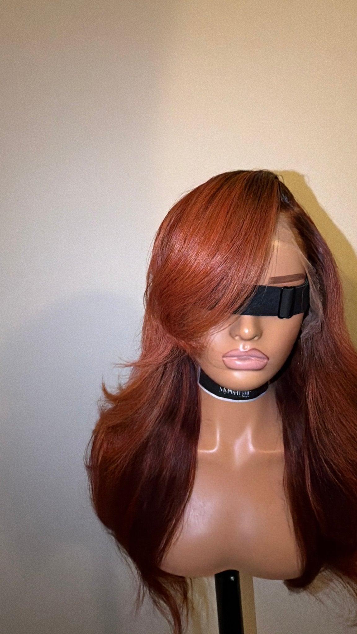 Brownish red wig - Myperfhair_store
