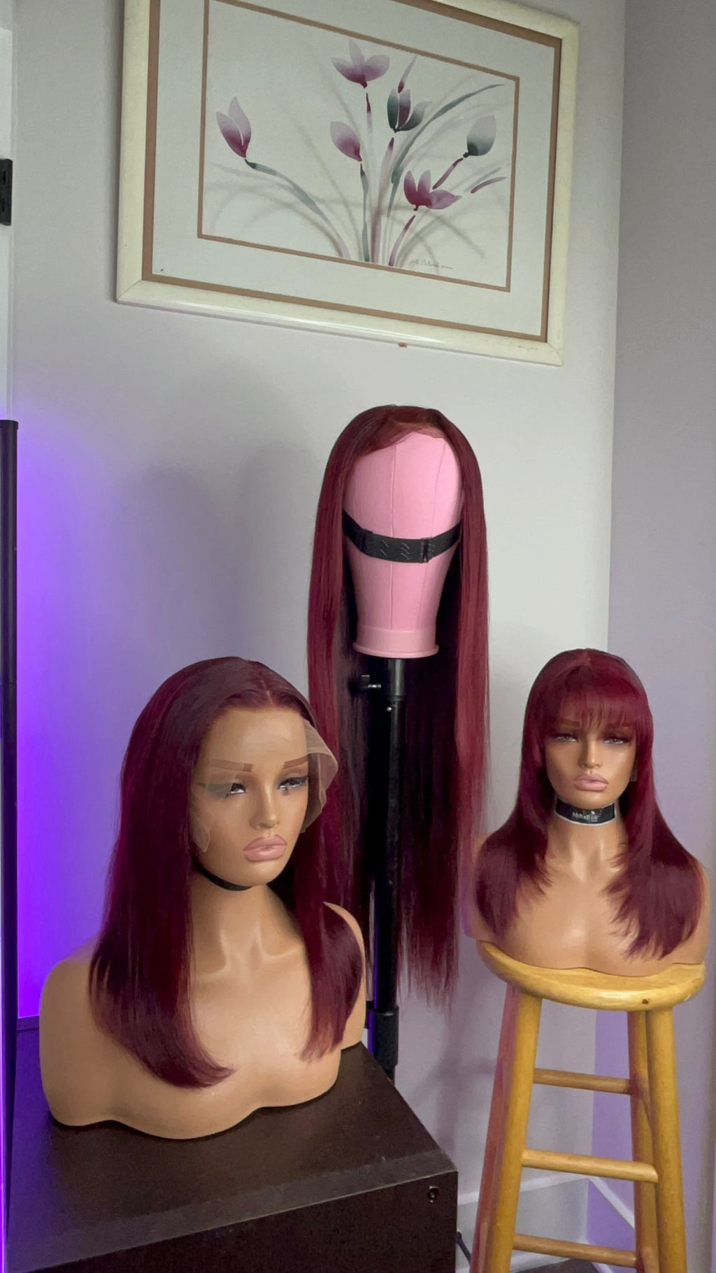 burgundy bob - Myperfhair_store