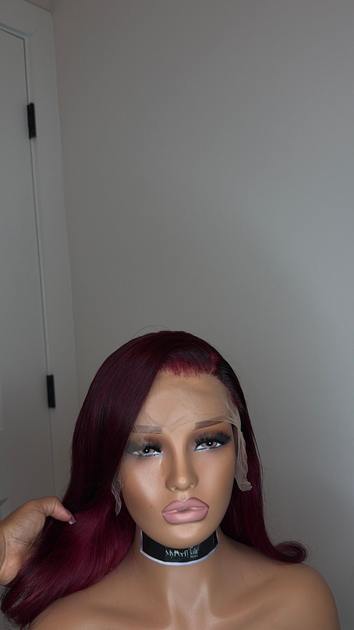 burgundy bob - Myperfhair_store