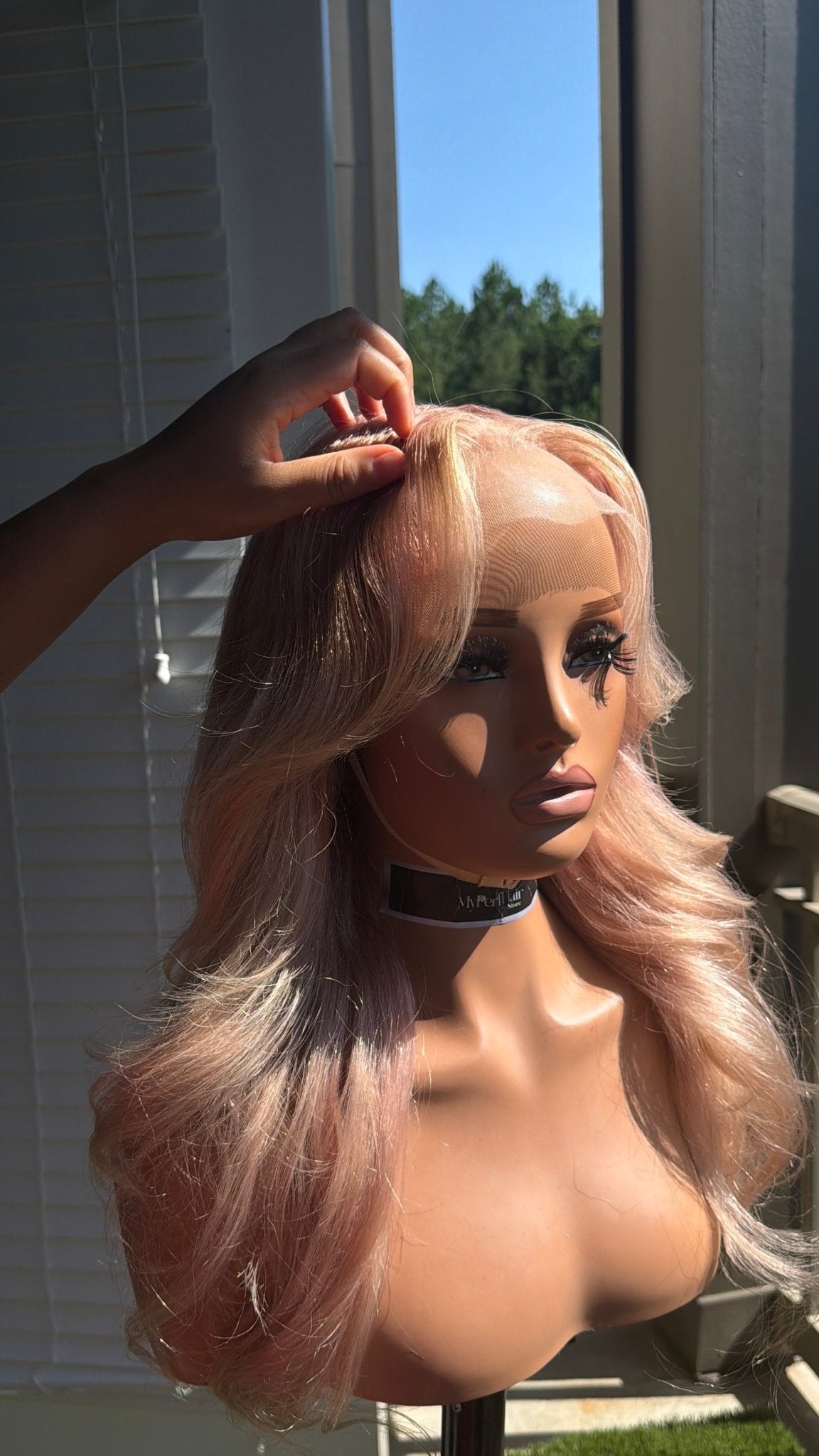 Light pink wig - Myperfhair_store