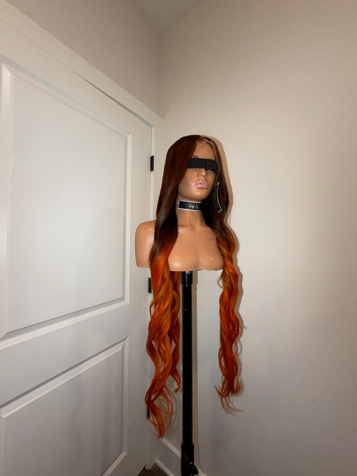 Omber brown and orange straight - Myperfhair_store