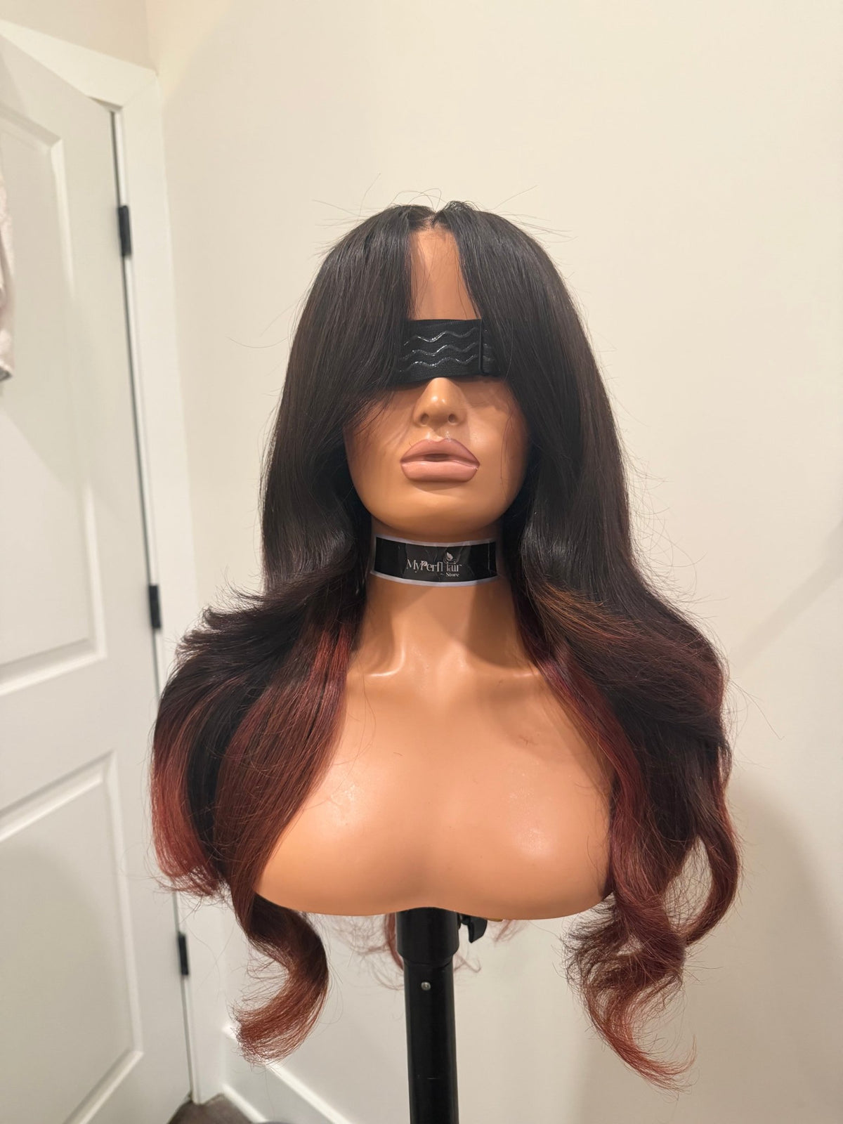 Ombre dark brown body wave lace front wig - Myperfhair_store