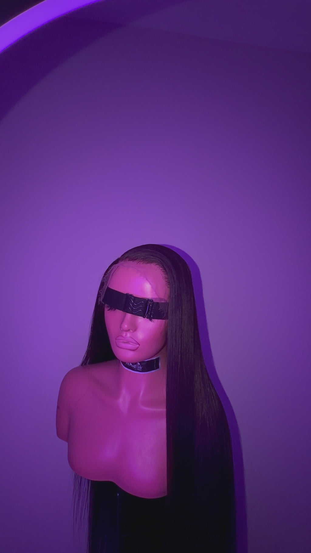Natural brown black glueless wig