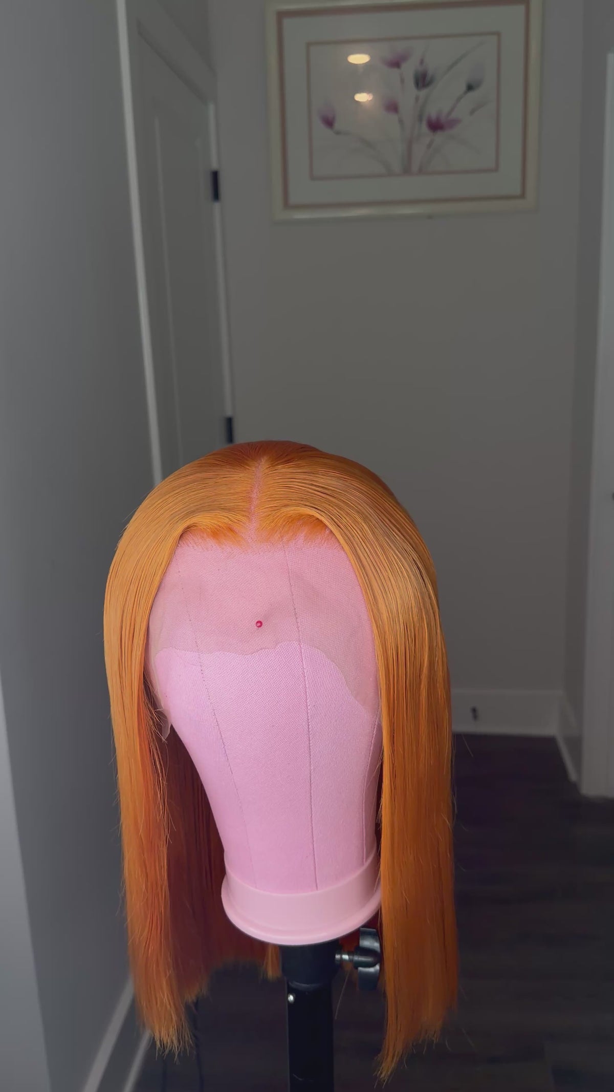 Orange wig